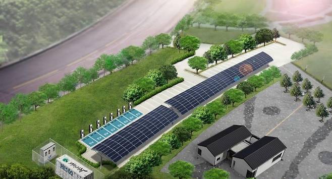 마이크로그리드 단지 조감도/제공=LS일렉트릭