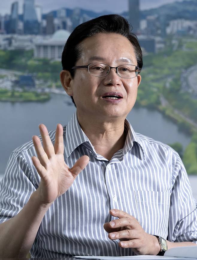 최호권 서울 영등포구청장은 최근 헤럴드경제와 인터뷰에서 “영등포를 미래교육 선도 도시로 조성해 나가겠다”고 밝혔다. 임세준 기자