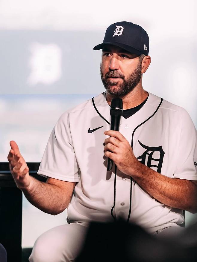 ▲ 저스틴 벌랜더 ⓒ디트로이트 타이거스 공식 SNS