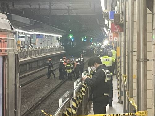 중동역 사고 현장 [독자 제공. 재판매 및 DB 금지]