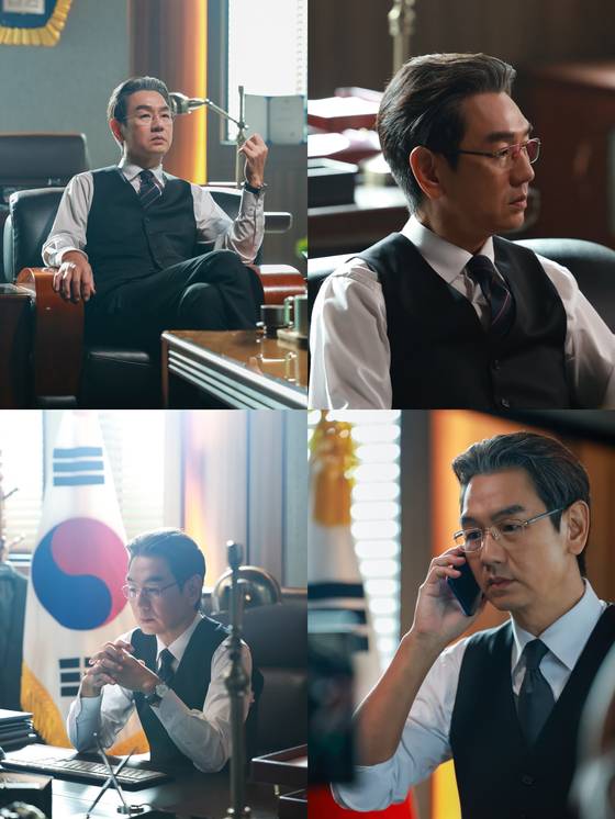 배우 김태우. MBC '판사 이한영' 스틸컷.