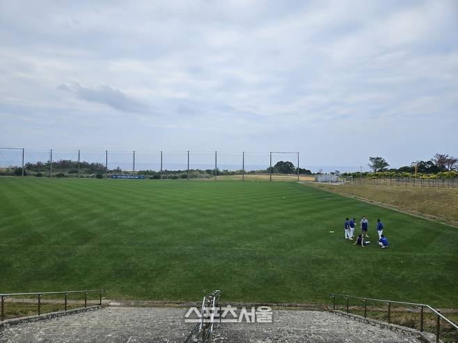삼성 2026 오키나와 스프링캠프가 진행 중인 온나손 아카마 구장. 오키나와 | 김동영 기자 raining99@sportsseoul.com