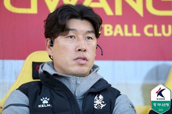 광주 FC 이정규 신임 감독. 사진=한국프로축구연맹