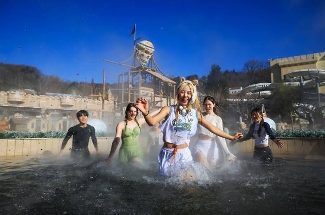 스파로 변한 캐리비안 베이. 에버랜드 제공.