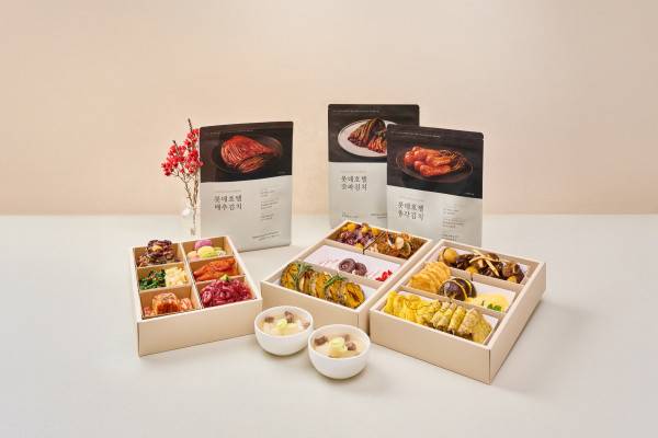 롯데호텔 김치 3종 세트를 더한 ‘K-딜라이트 박스. /사진=롯데호텔 제공