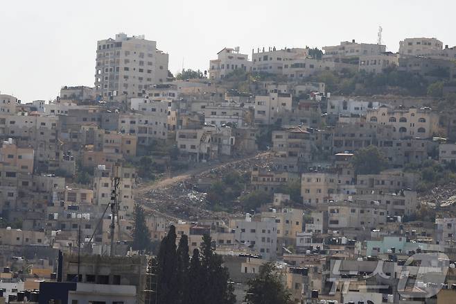 19일(현지시간) 촬영한 이스라엘이 점령하고 있는 서안지구 제닌 난민캠프 전경. 2025.11.19 ⓒ 로이터=뉴스1