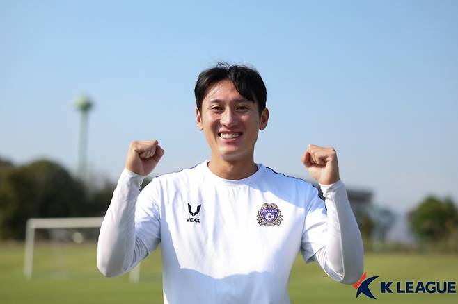 안양 김동진. 사진 | 한국프로축구연맹