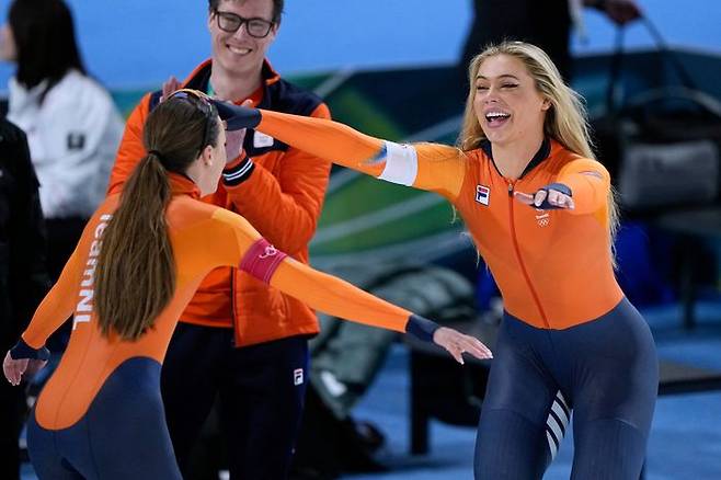 빙상 종목서 초강세를 보이는 네덜란드. ⓒ AP=뉴시스