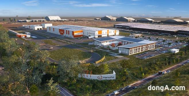 한화에어로스페이스 호주 공장 ‘H-ACE(Hanwha Armoured vehicle Centre of Excellence)’ 전경. 한화에어로스페이스 제공