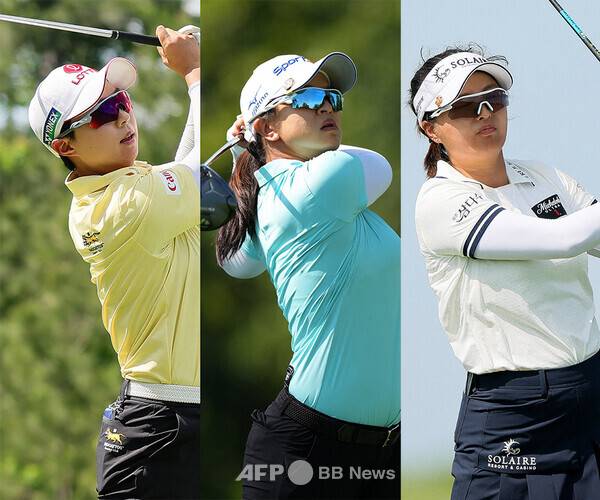 2026년 미국여자프로골프(LPGA) 투어 '아시안 스윙' 혼다 LPGA 타일랜드에 출전할 예정인 김효주, 김세영, 고진영 프로. 사진제공=ⓒAFPBBNews = News1 (사진을 무단으로 사용하지 마십시오.)