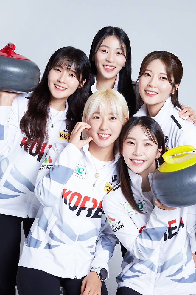 여자컬링 국가대표 5G 경기도청. 사진 경기도청