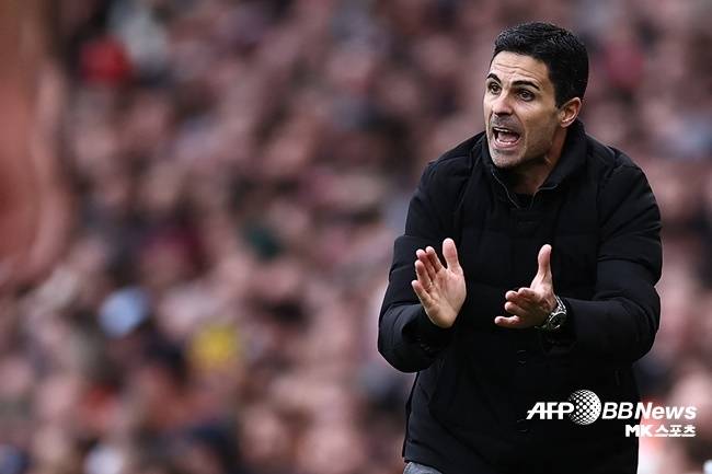 미켈 아르테타 아스널 감독. 사진(잉글랜드 런던)=ⓒAFPBBNews = News1