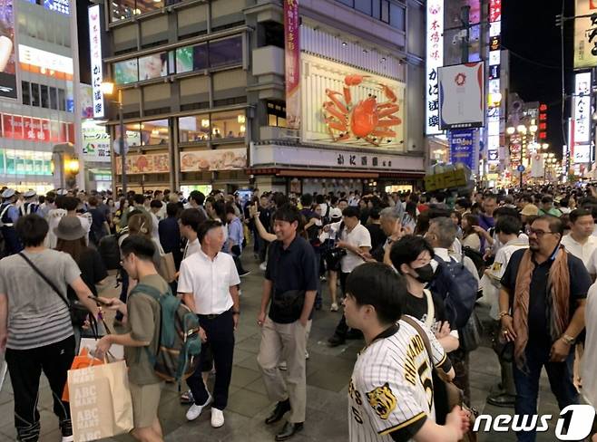 일본 오사카 도톤보리강 일대. 사진은 기사와 관련 없음. /사진=뉴스1
