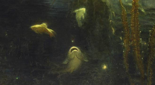 일리야 레핀, 사드코(일부 확대), 1876, 캔버스에 유채, 323x230cm, 러시아 미술관