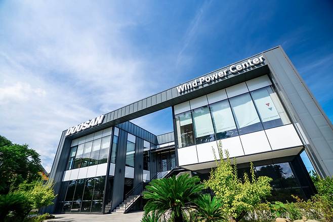 제주도 두산윈드파워센터(WPC) 전경. [두산에너빌리티 제공]
