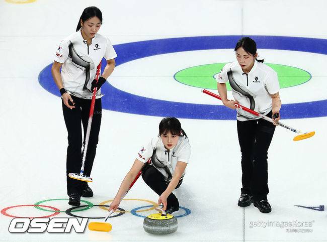 [사진] 한국 컬링 팀. ⓒGettyimages(무단전재 및 재배포 금지)