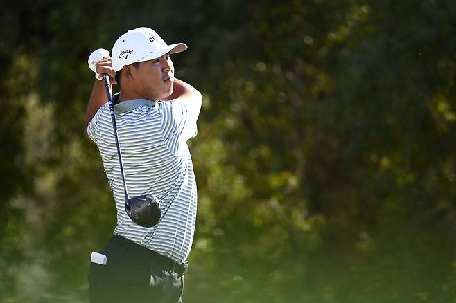 김시우.  게티이미지코리아