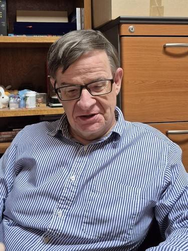 연합뉴스와 인터뷰 중인 란코프 교수 [윤근영 기자 촬영]