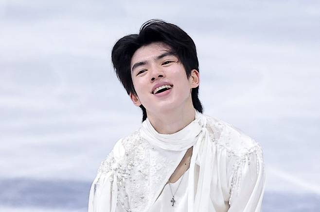 피겨 차준환이 13일(현지시간) 이탈리아 밀라노 아이스 스케이팅 아레나에서 열린 2026 밀라노·코르티나담페초 동계올림픽 피겨 스케이팅 남자 싱글 프리 스케이팅에서 연기를 마친 후 미소짓고 있다. 이날 차준환은 기술점수(TES) 95.16점, 예술점수(PCS) 87.04점, 감점 1점으로 합계 181.20점을 기록했다. 뉴스1