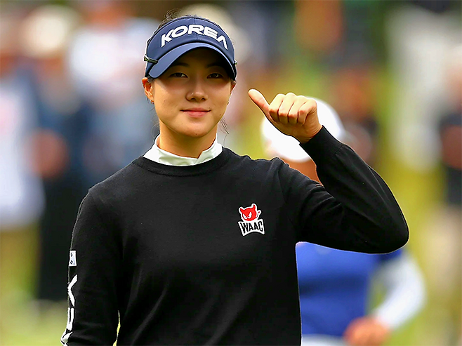 양윤서. 사진=제8회 아시아태평양골프연맹 여자아마추어선수권대회 조직위원회 제공