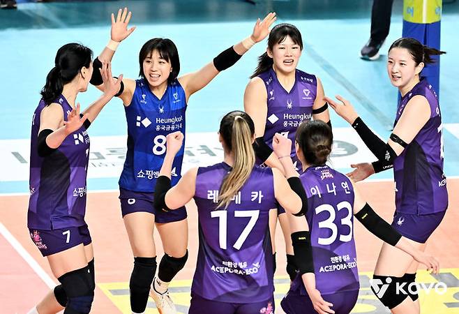 [서울=뉴시스] 여자 프로배구 흥국생명. (사진=KOVO 제공). 2026.02.17. *재판매 및 DB 금지
