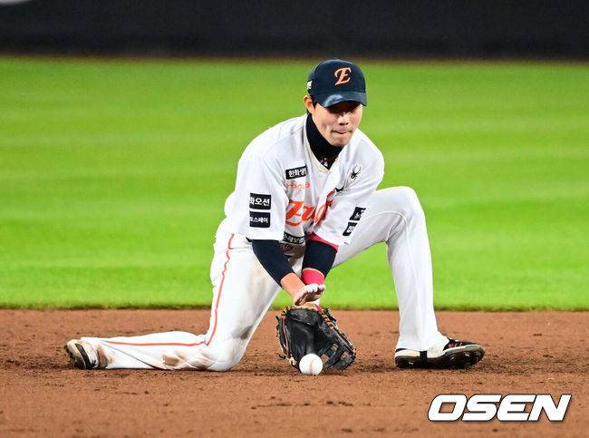[OSEN=지형준 기자] 한화 심우준. 2025.10.30 /jpnews@osen.co.kr