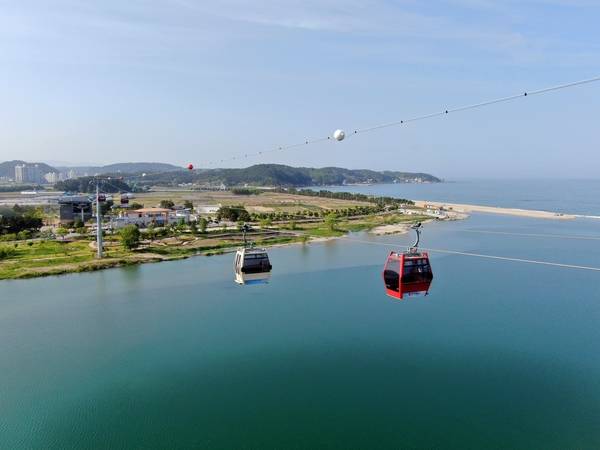 왕피천케이블카.