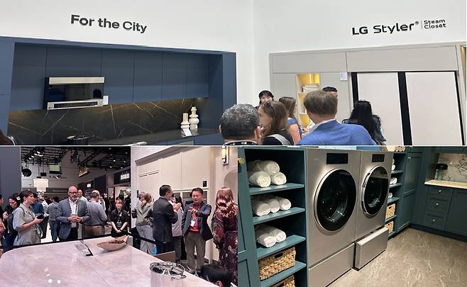 KBIS 2026에 참가한 LG전자 부스 모습 / 사진=염현석 특파원