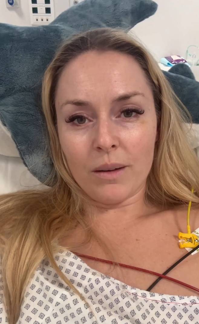 린지 본 SNS 영상 캡처