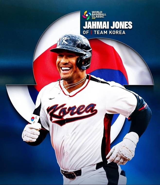 2026 WBC 한국 야구대표팀에 선발된 저마이 존스. [사진 디트로이트 타이거즈 SNS 갈무리]