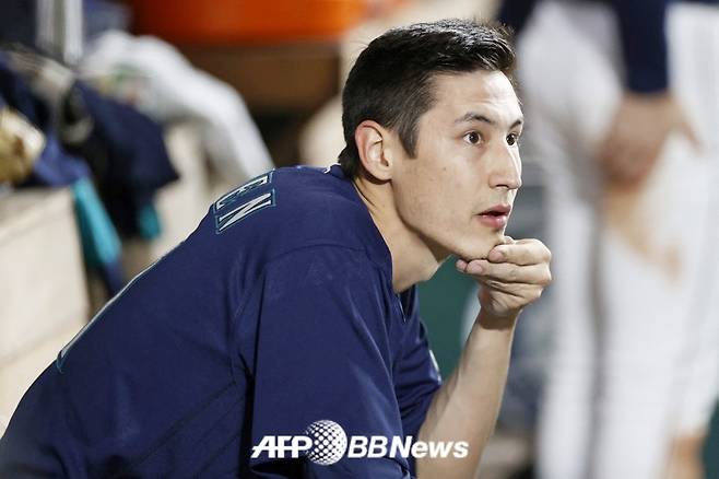 2022년 시애틀 매리너스 시절 라일리 오브라이언의 모습. /AFPBBNews=뉴스1