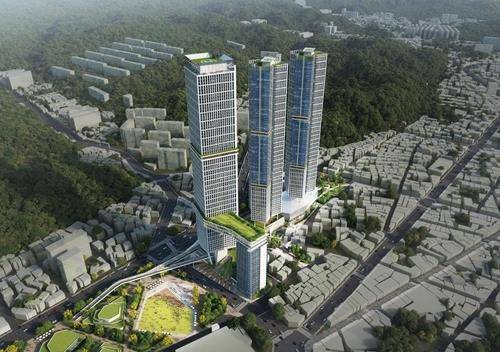 옛 포항역지구 도시개발사업 조감도 [포항시 제공. 재판매 및 DB 금지]