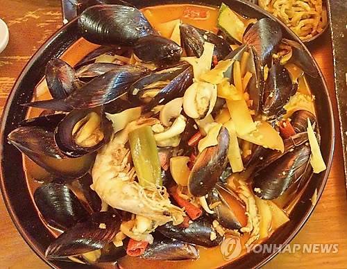 홍합 짬뽕 [연합뉴스 자료 사진]