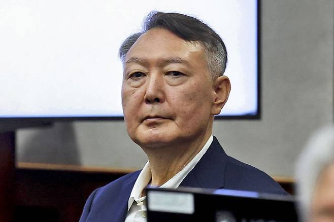 내란 우두머리 혐의로 무기징역을 선고받은 윤석열.