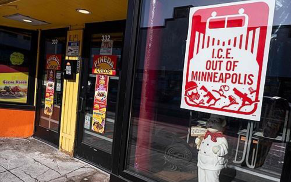 미네아폴리스의 한 레스토랑. 연합뉴스