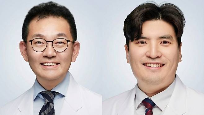 허원(좌), 임채완(우) 교수|출처: 가톨릭관동대학교 국제성모병원