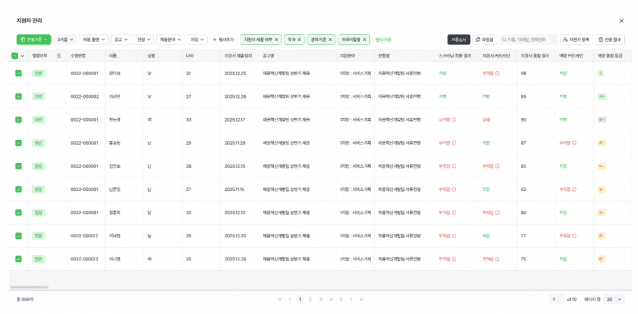 마이다스인 '에이치닷 채용 에이전트' 인재 조건 통합 스크리닝 (이미지=마이다스그룹)