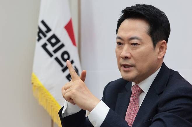 국민의힘 장동혁 대표가 13일 서울 여의도 국회에서 본지와 인터뷰를 하고 있다. 2026.02.13 /남강호 기자