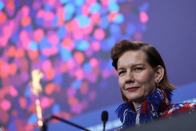 지난 16일 베를린영화제 기자회견에 참석한 산드라 휠러. [로이터·연합뉴스]