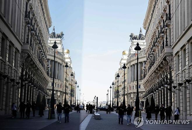 스페인 마드리드 중심가. [연합뉴스]