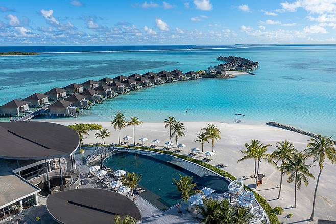 2023년 1월 오픈한 럭셔리 리조트 마디푸시 전경. 사진제공|팜투어