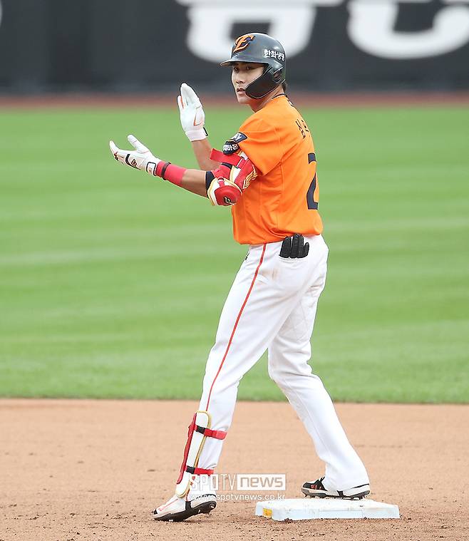 ▲ 심우준은 지난해 수비와 주루에서는 자신의 능력을 충분히 증명했고, 올해는 그 이상 성과를 노리고 있다 ⓒ곽혜미 기자