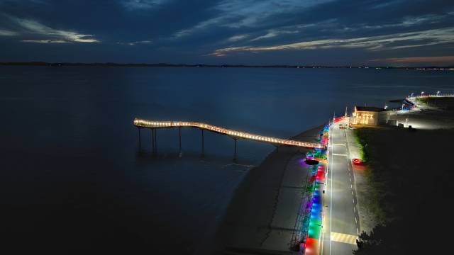 남당 무지개 해안도로. 홍성군 제공