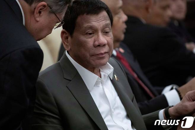 로드리고 두테르테 전 필리핀 대통령. 2019.8.29 ⓒ 로이터=뉴스1