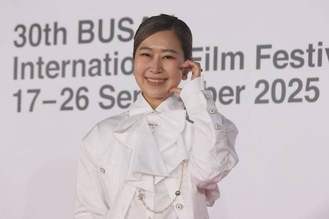 '케이팝데몬헌터스'의 메기강 감독이 지난해 제30회 부산국제영화제 개막식에 참석한 모습. 연합뉴스