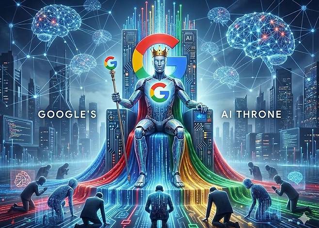 구글은 AI 시대 후발주자라는 평가를 들었지만, 제미나이를 꾸준히 업데이트하며 'AI 시대의 승자'로 재평가받고 있다. 제미나이가 생성한 가상 이미지. 사진 제미나이