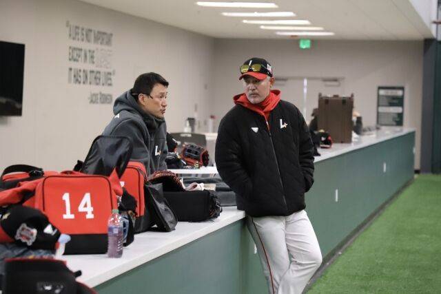 김재현 단장과 이숭용 감독./SSG 랜더스