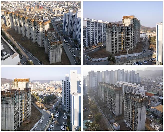 20년 넘게 장기 방치돼 철거 예정인 칠곡 아파트 [화면제공=경북 칠곡군]