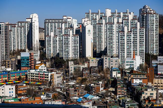 서울 관악구 아파트 전경. 뉴시스