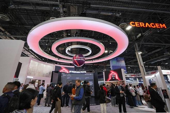 CES 2026서 세라젬이 선보인 AI 웰니스 홈(세라젬 제공)